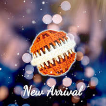 Load image into Gallery viewer, Natural Rubber Dog Chewing Ball - Toothbrush Design