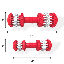 Load image into Gallery viewer, Natural Rubber Dog Chewing Toy - Toothbrush Design